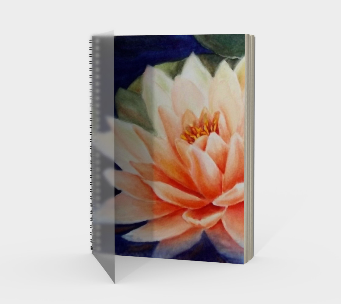 Waterlily Spiral Notebook preview #1