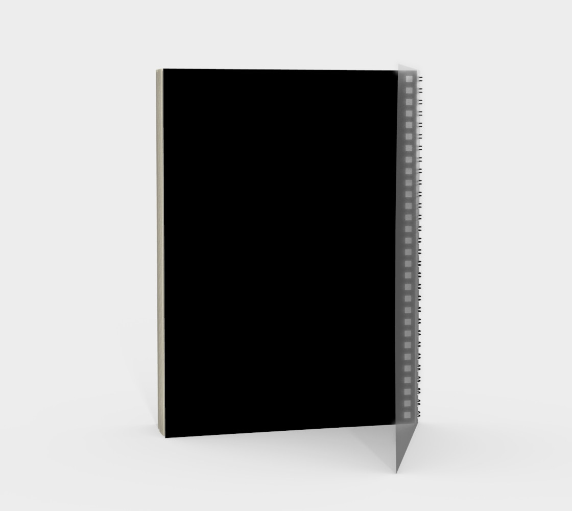 White N'est-ce Pas Spiral Notebook preview #2