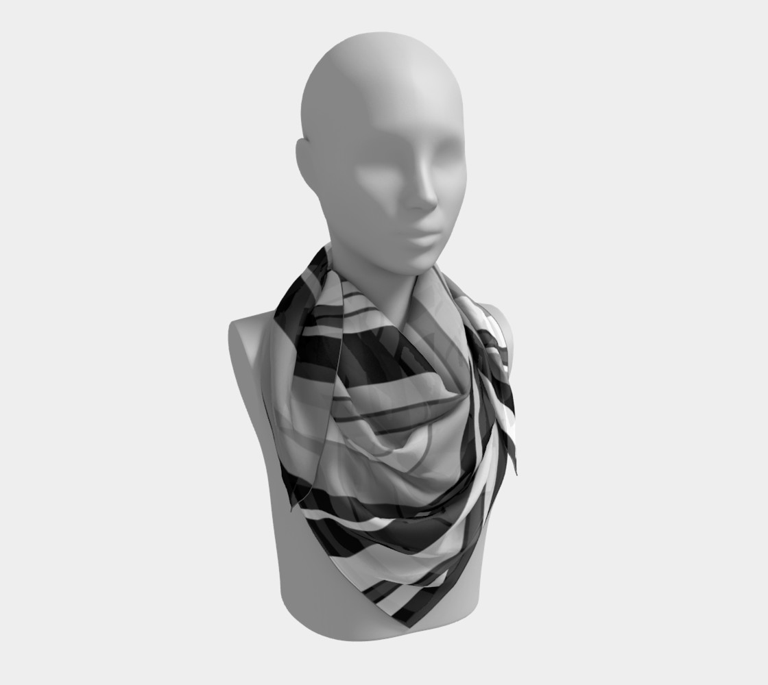 Ombre Stripes in Black, White and Gray preview #3