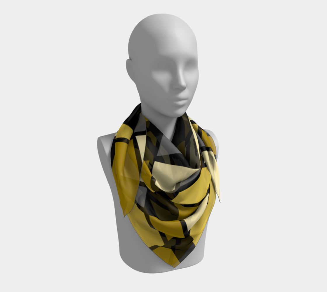 Modern Geometric in Yellow, Gray and Black preview #3