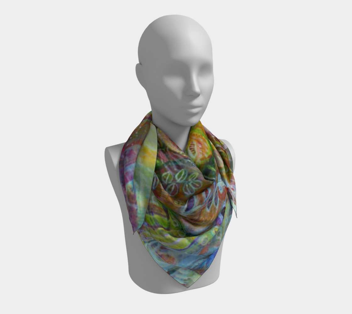 Aperçu de "Nature" large scarf #3