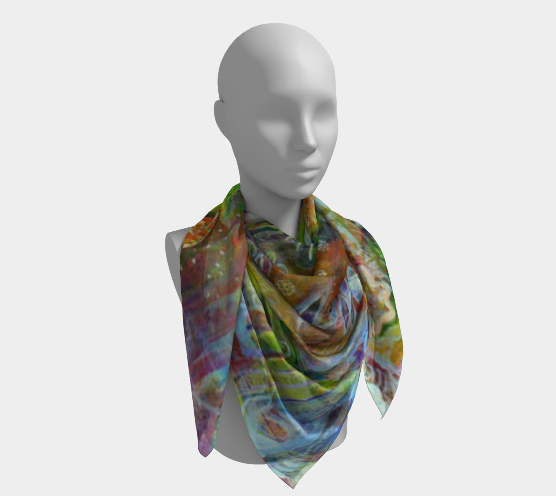 Aperçu de "Nature" large scarf #4