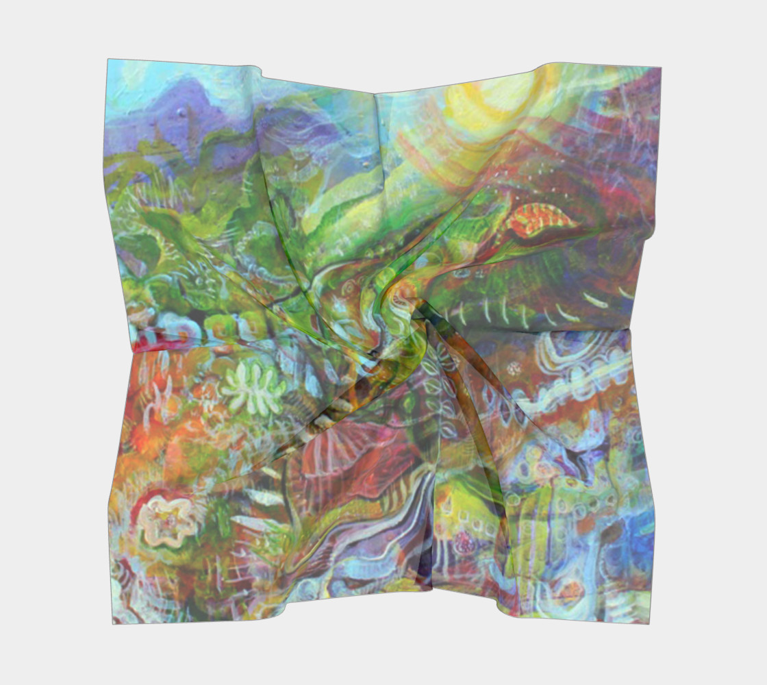 Aperçu de "Nature" large scarf #5