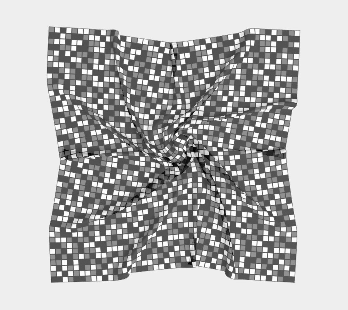 Aperçu de Grey, Black, and White Random Mosaic Squares #5