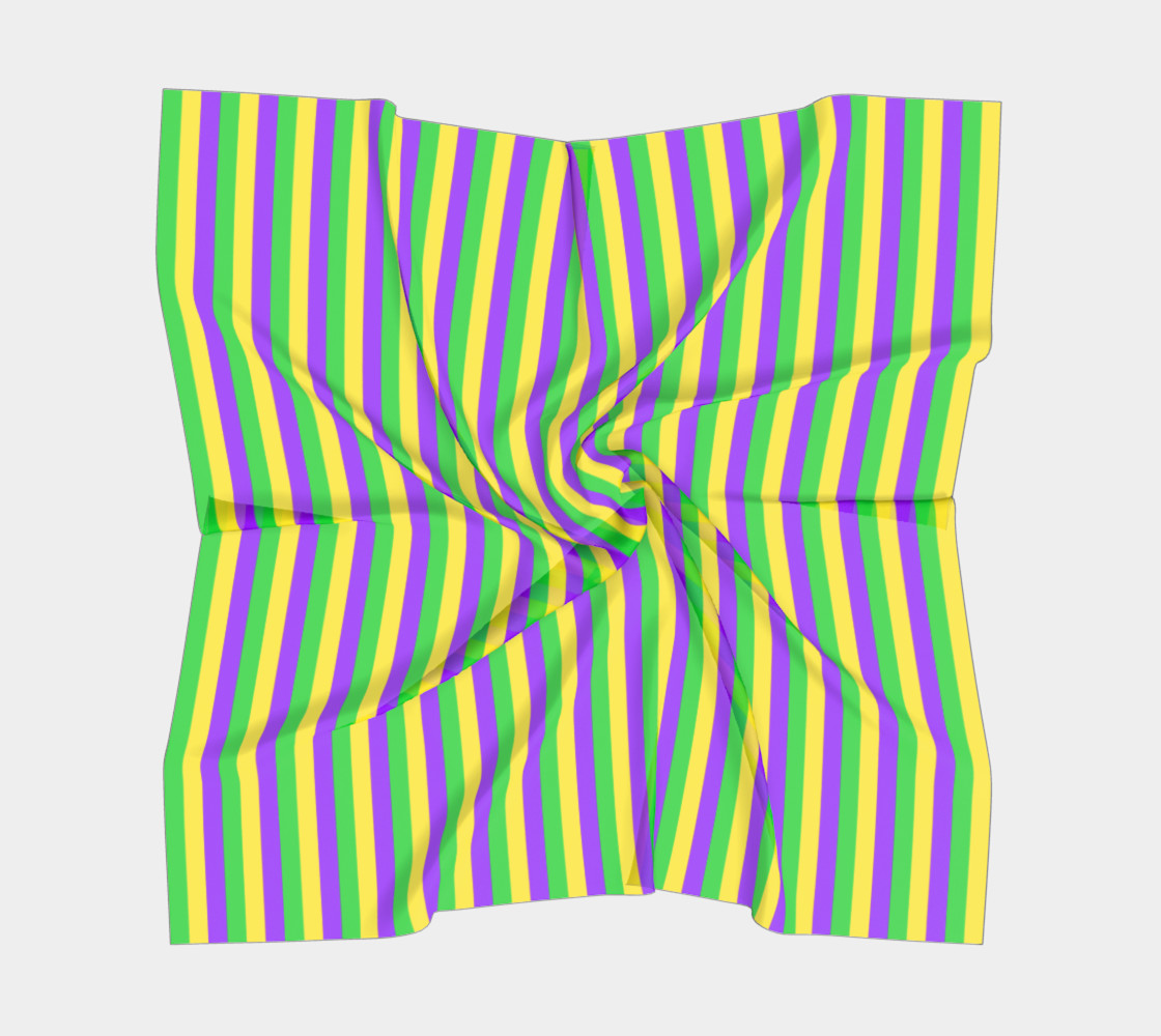 Aperçu de Mardi Gras Purple, Green, and Gold Vertical Stripes #5