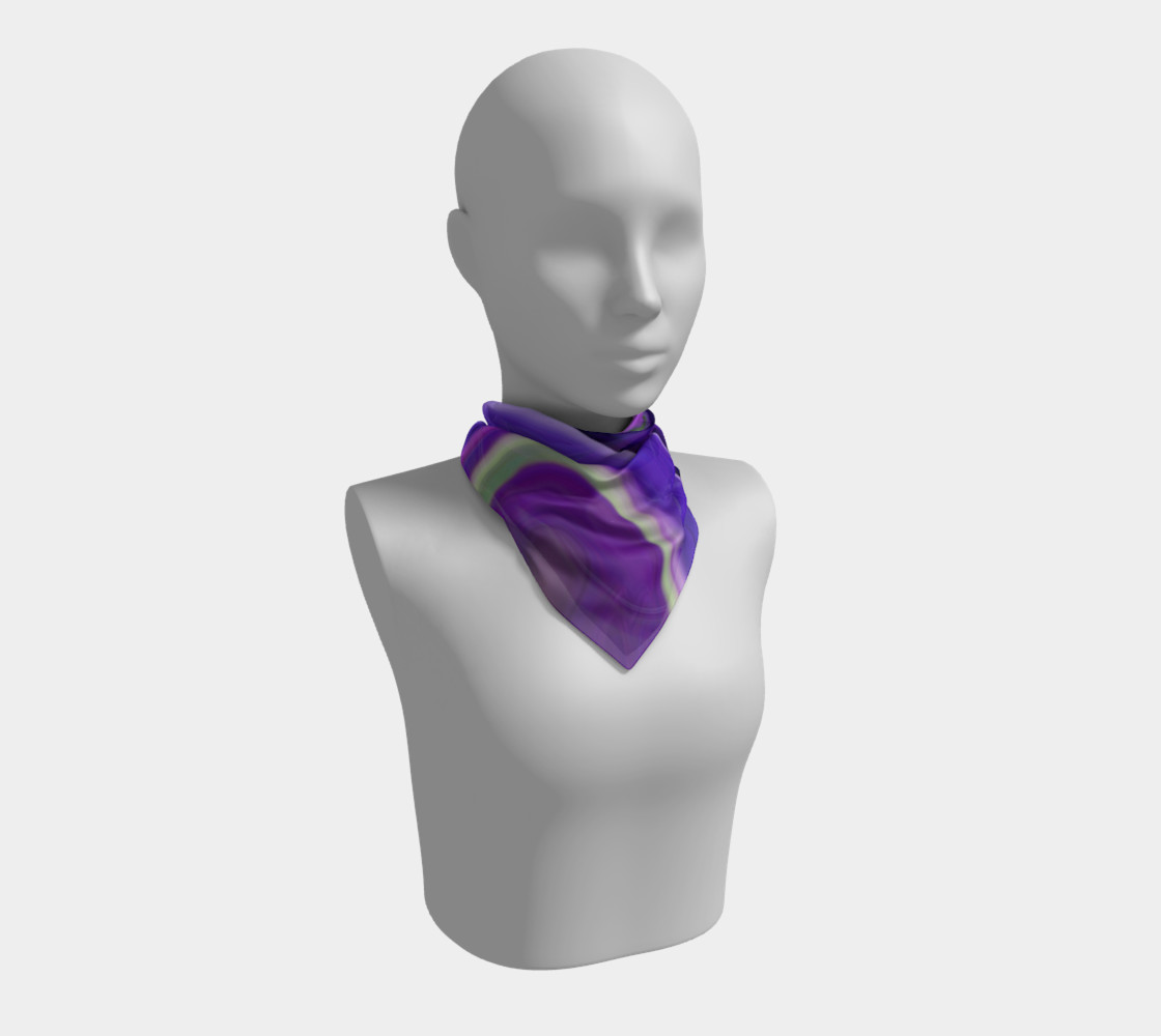 Crocus abstract scarf preview #1