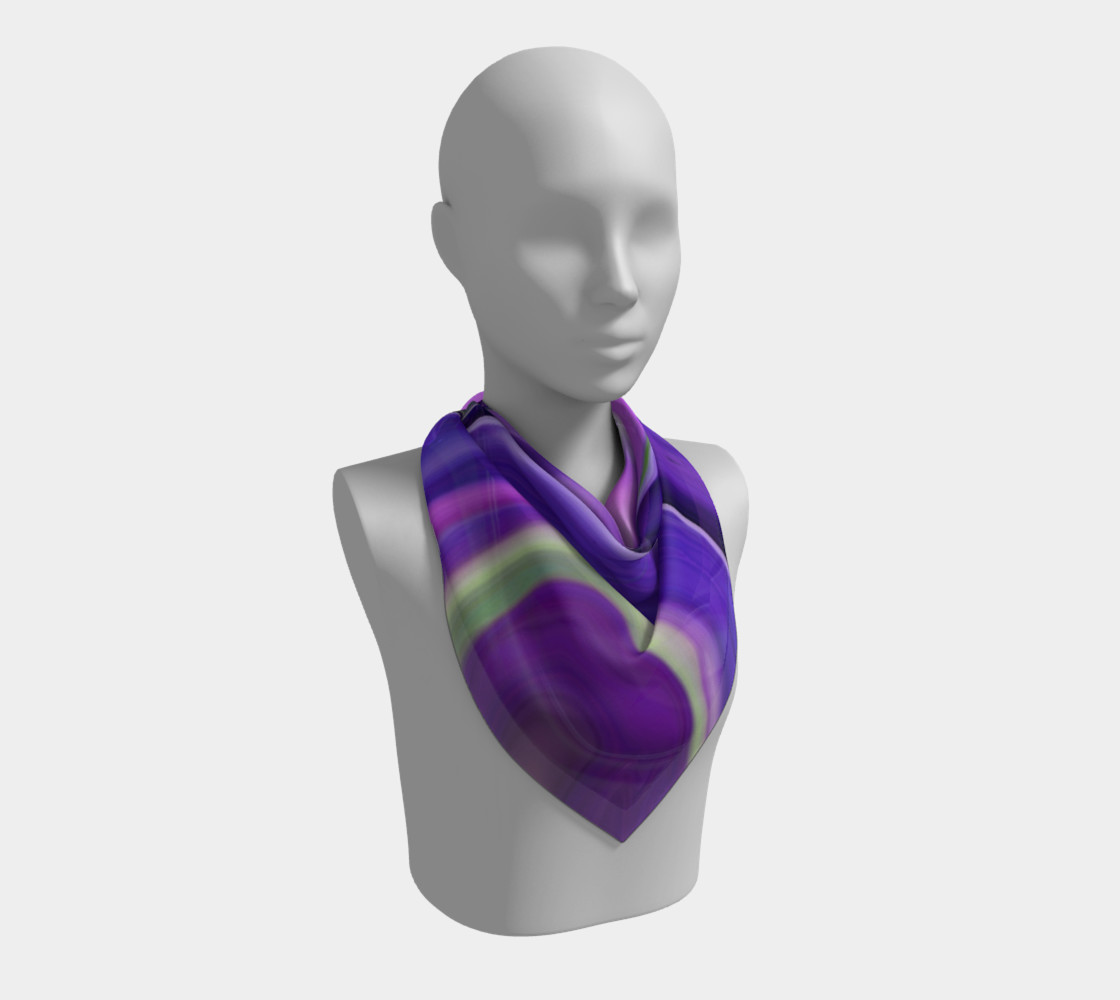 Crocus abstract scarf preview #2