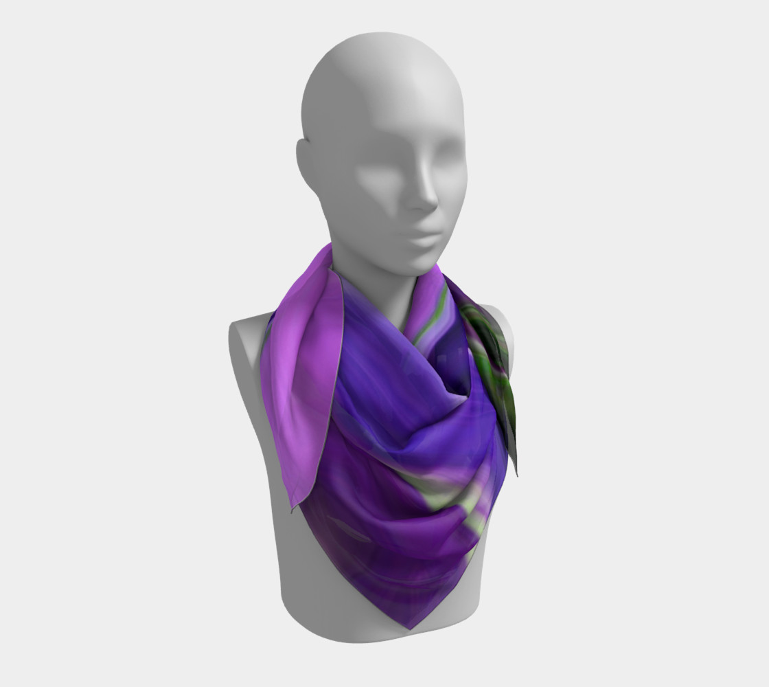 Crocus abstract scarf preview #3