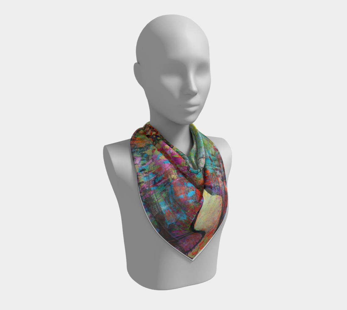 "Sakura" large scarf preview #2