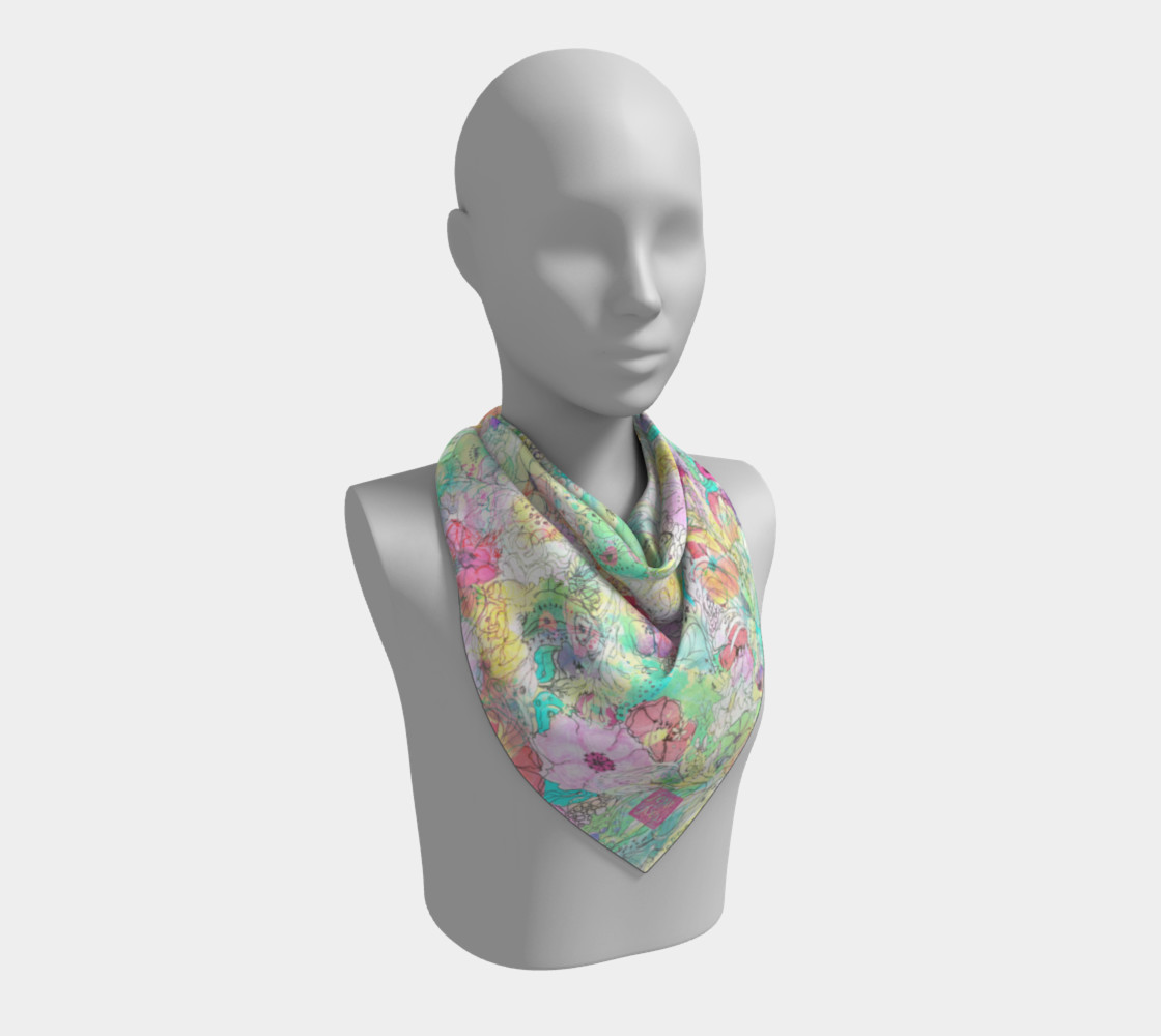Garden Trip Square Scarf preview #2