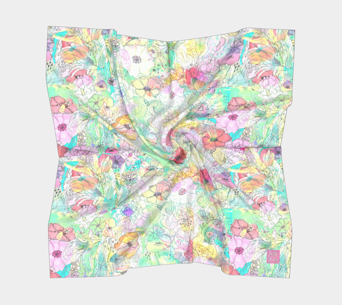 Garden Trip Square Scarf preview #5