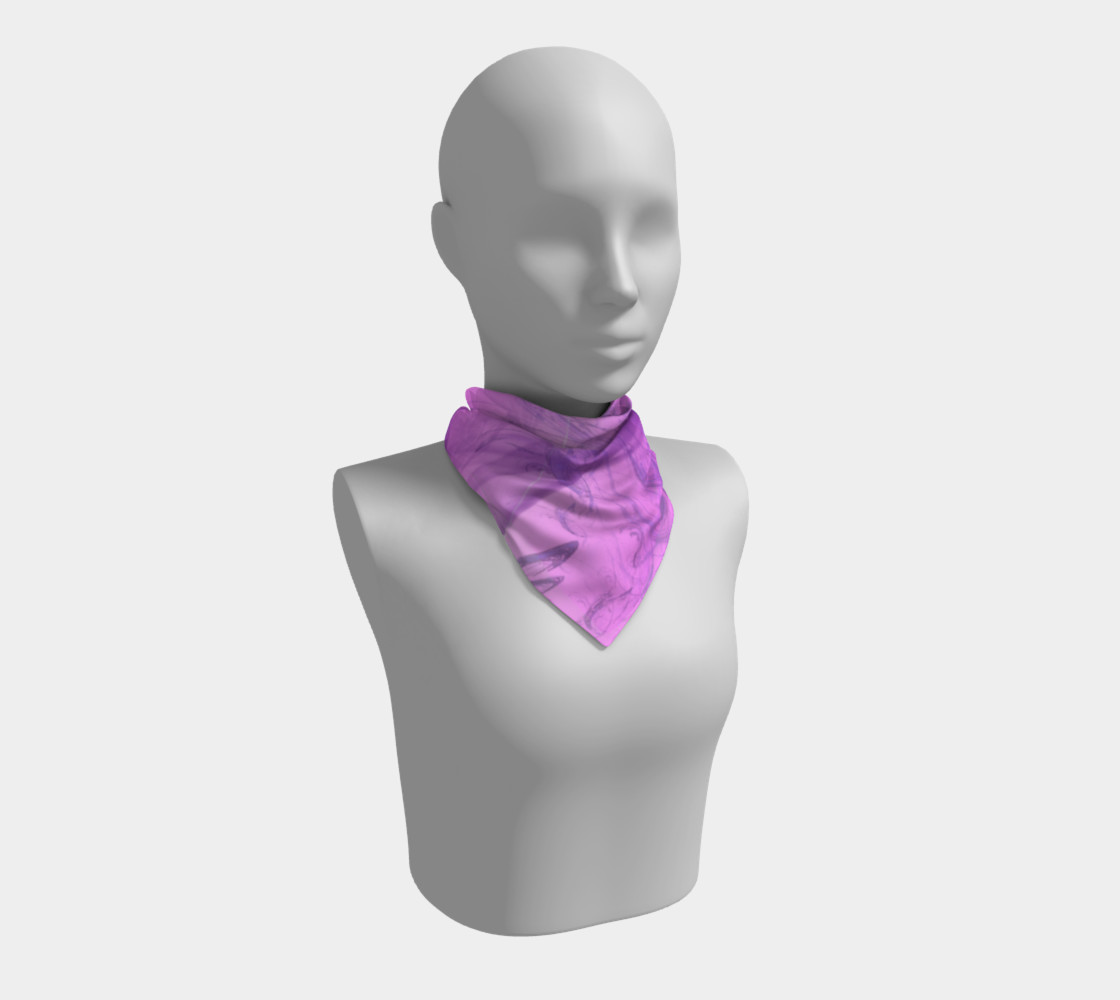 Purple Smoke Square Scarf preview #1