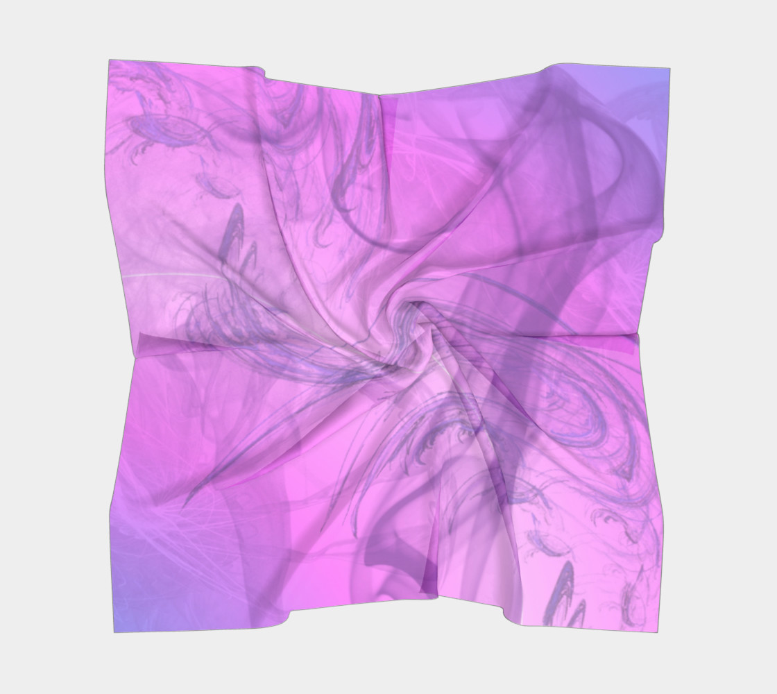 Purple Smoke Square Scarf preview #5