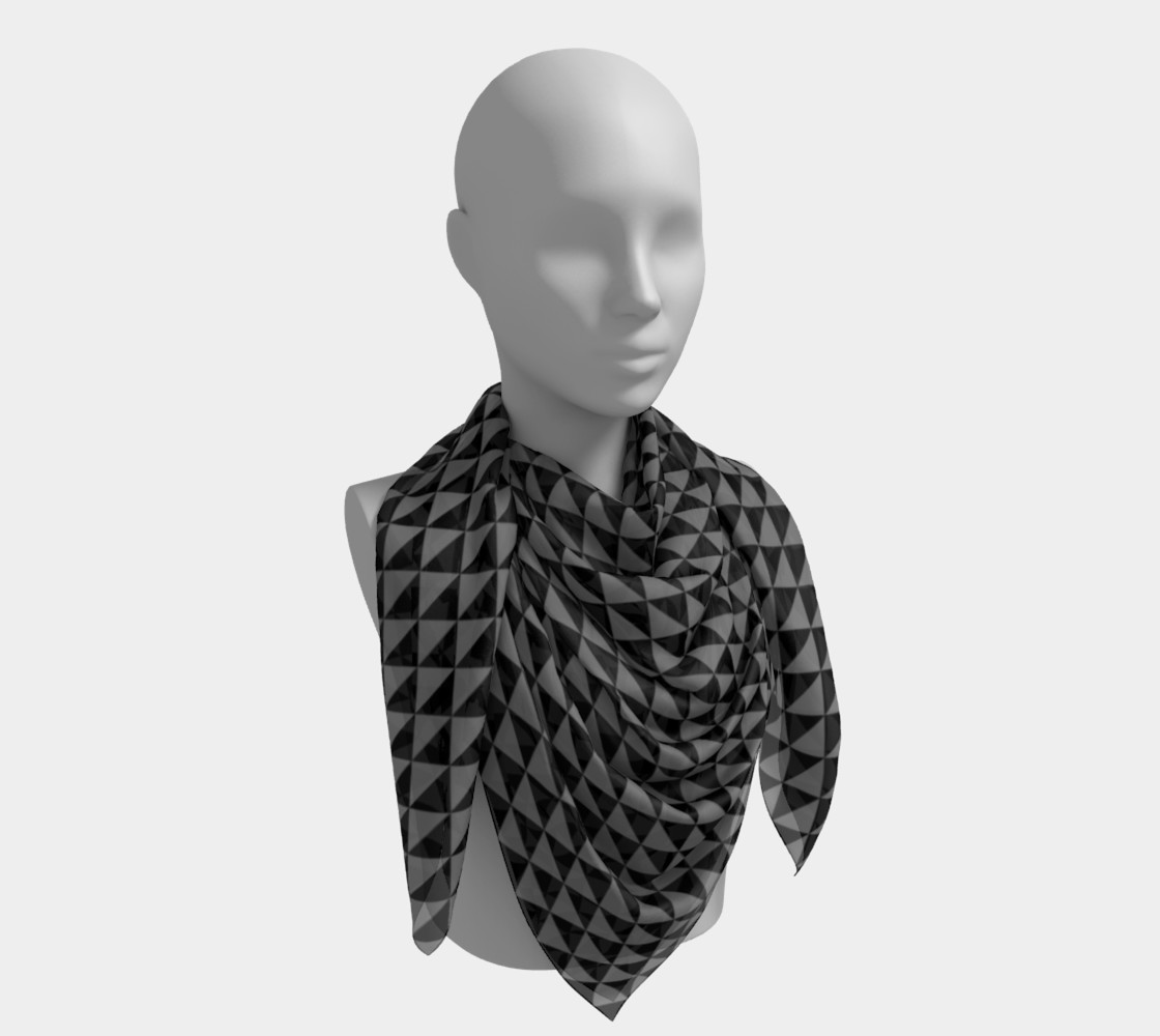 Aperçu de Black and Medium Grey Triangles #4