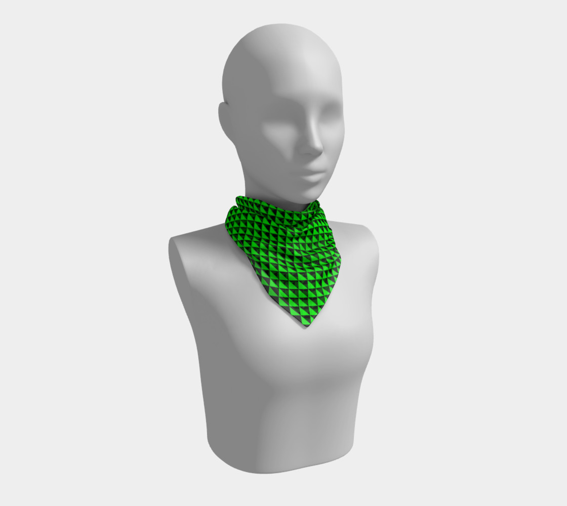 Black and Lime Green Triangles preview #1