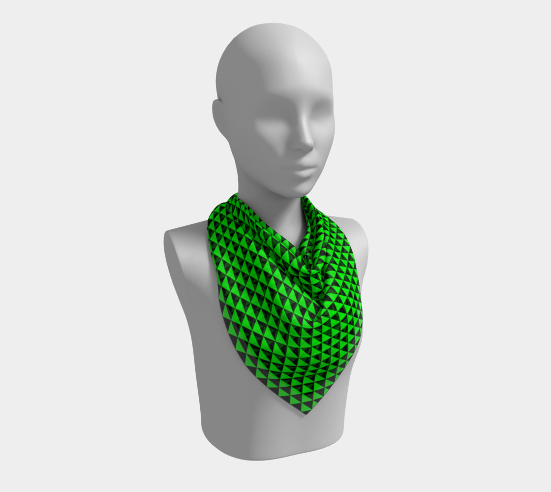 Black and Lime Green Triangles preview #2