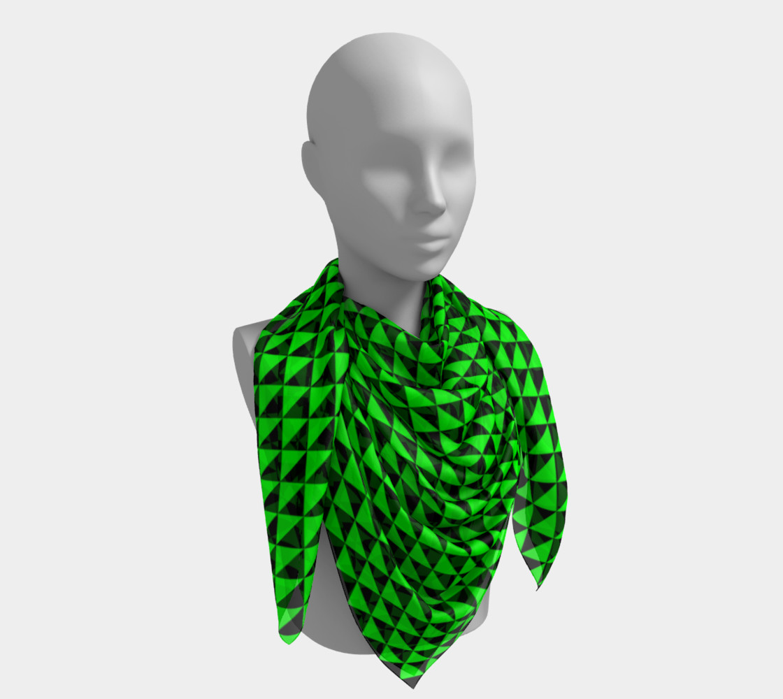 Black and Lime Green Triangles preview #4