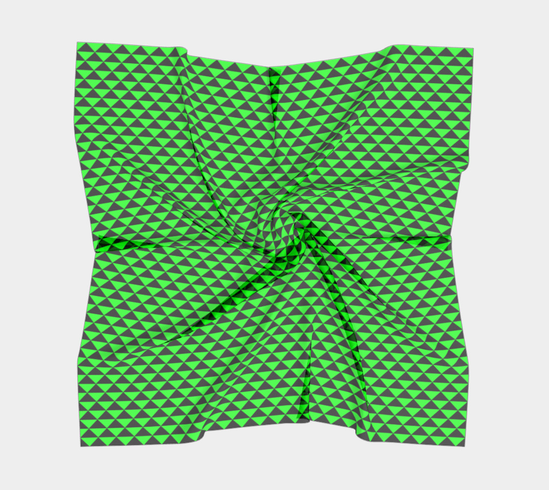 Black and Lime Green Triangles preview #5