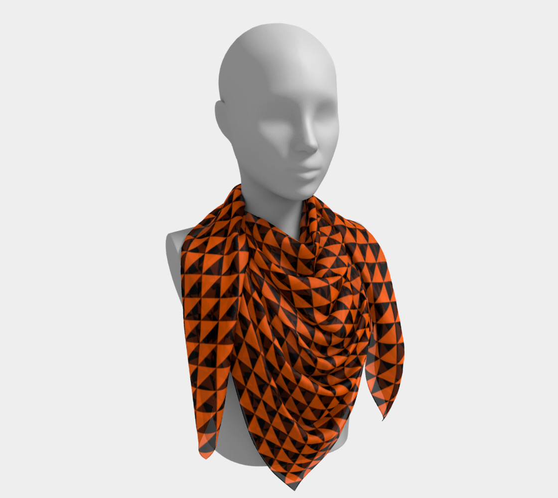 Aperçu de Black and Orange Triangles #4