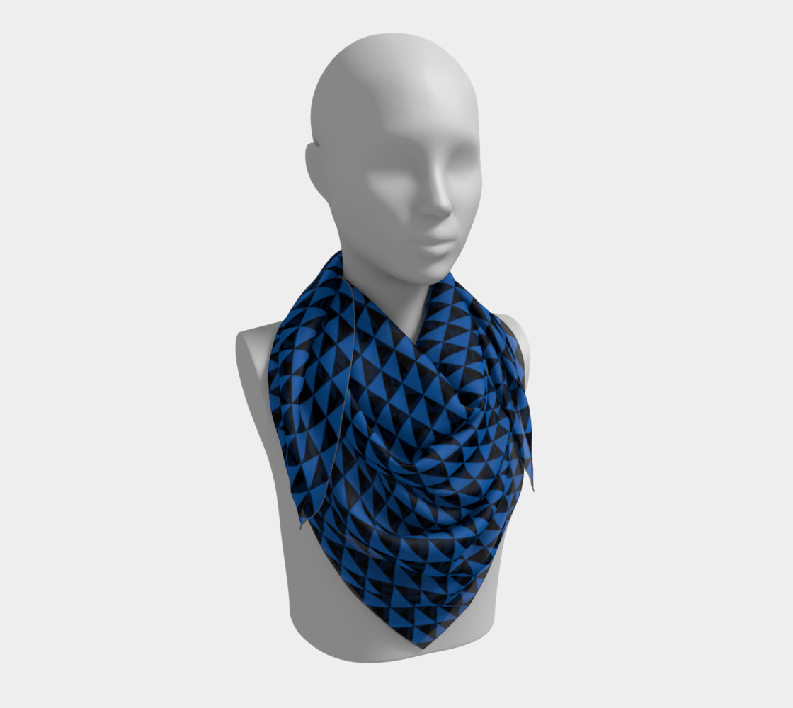 Black and Turquoise Blue Triangles preview #3