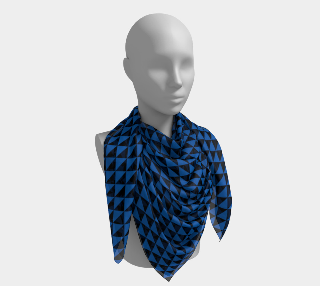 Black and Turquoise Blue Triangles preview #4