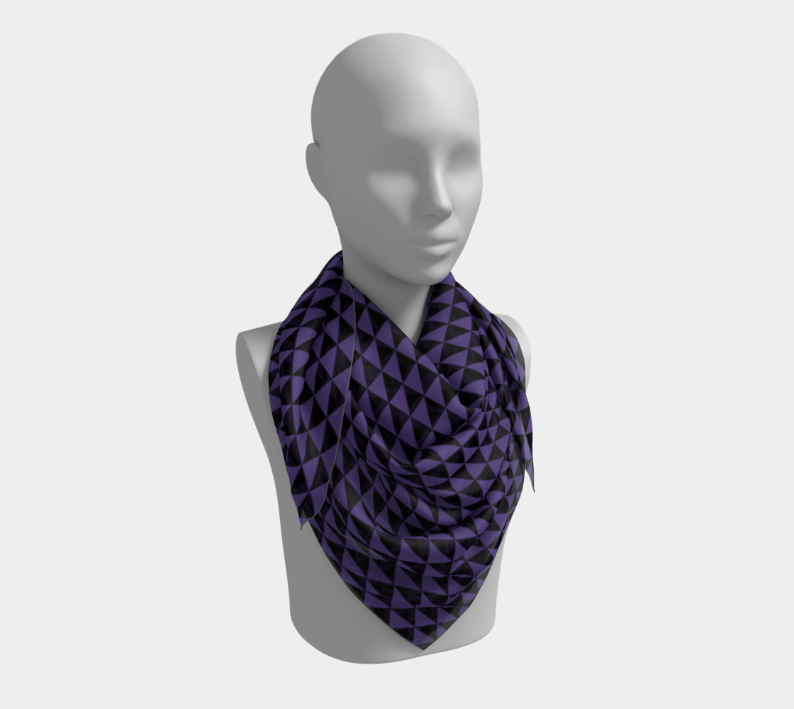 Black and Ultra Violet Purple Triangles preview #3