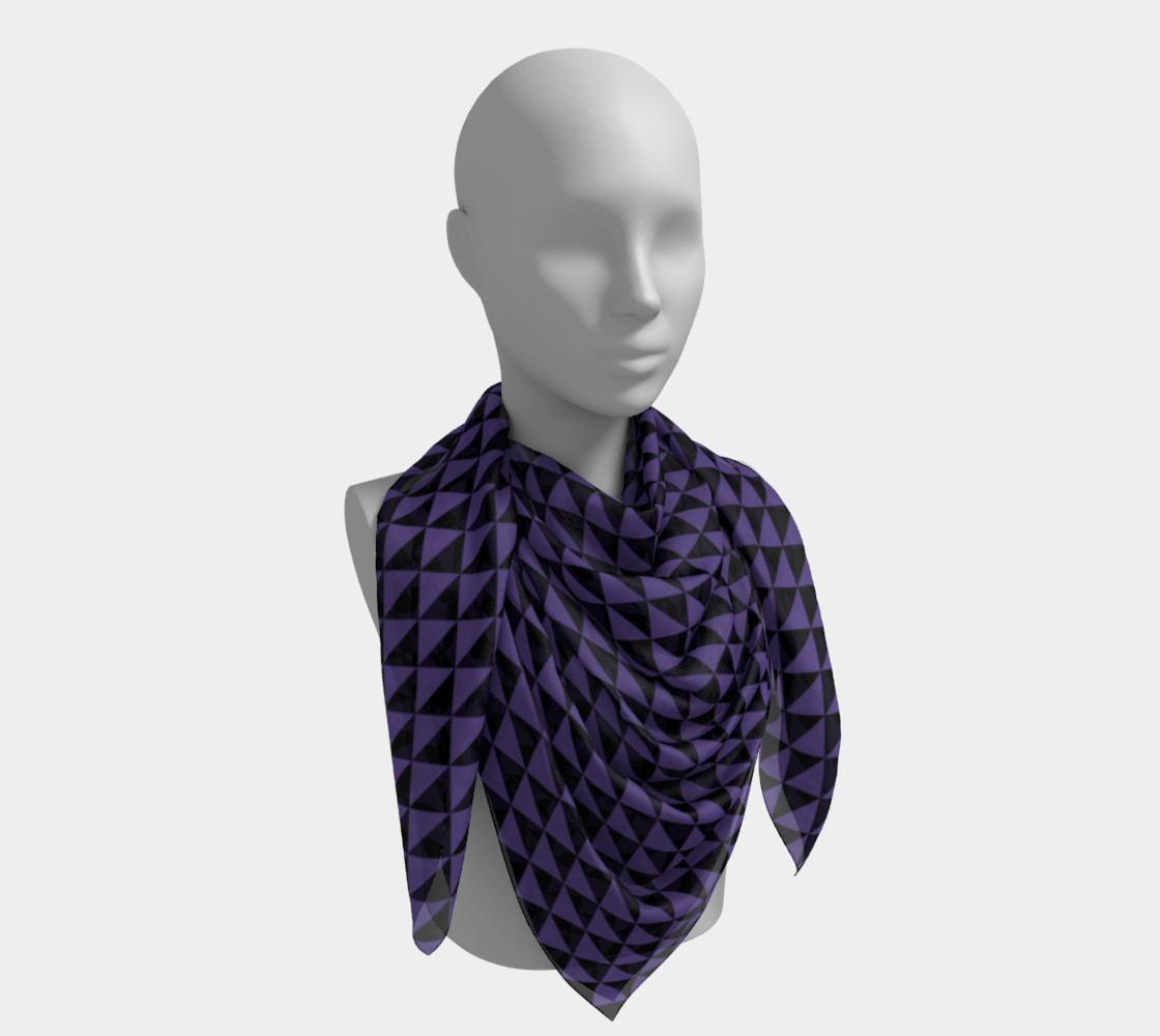 Black and Ultra Violet Purple Triangles preview #4