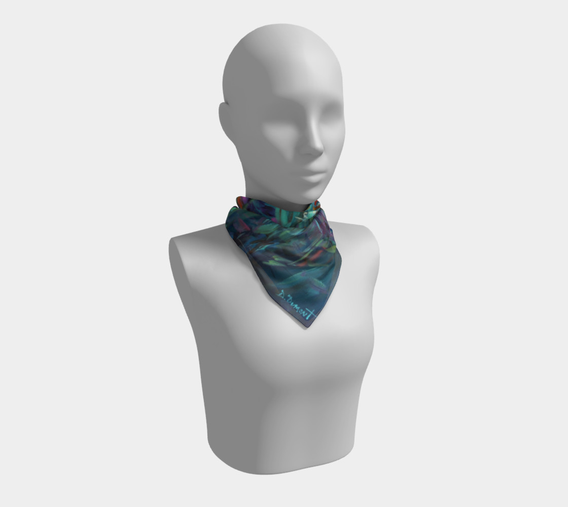 Foulard carré L'île sauvage preview #1