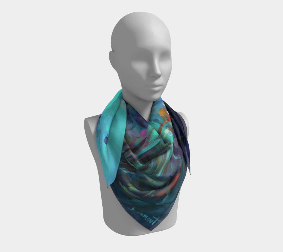 Foulard carré L'île sauvage preview #3