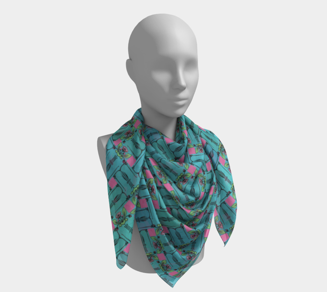 Charming Weave Square Scarf preview #4