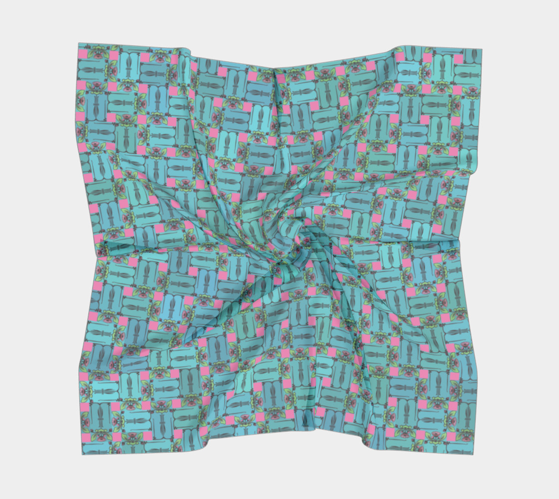Charming Weave Square Scarf preview #5