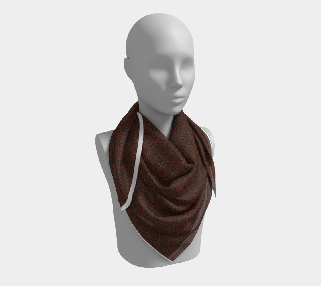 Fire Maze Tile Big Square Scarf preview #3