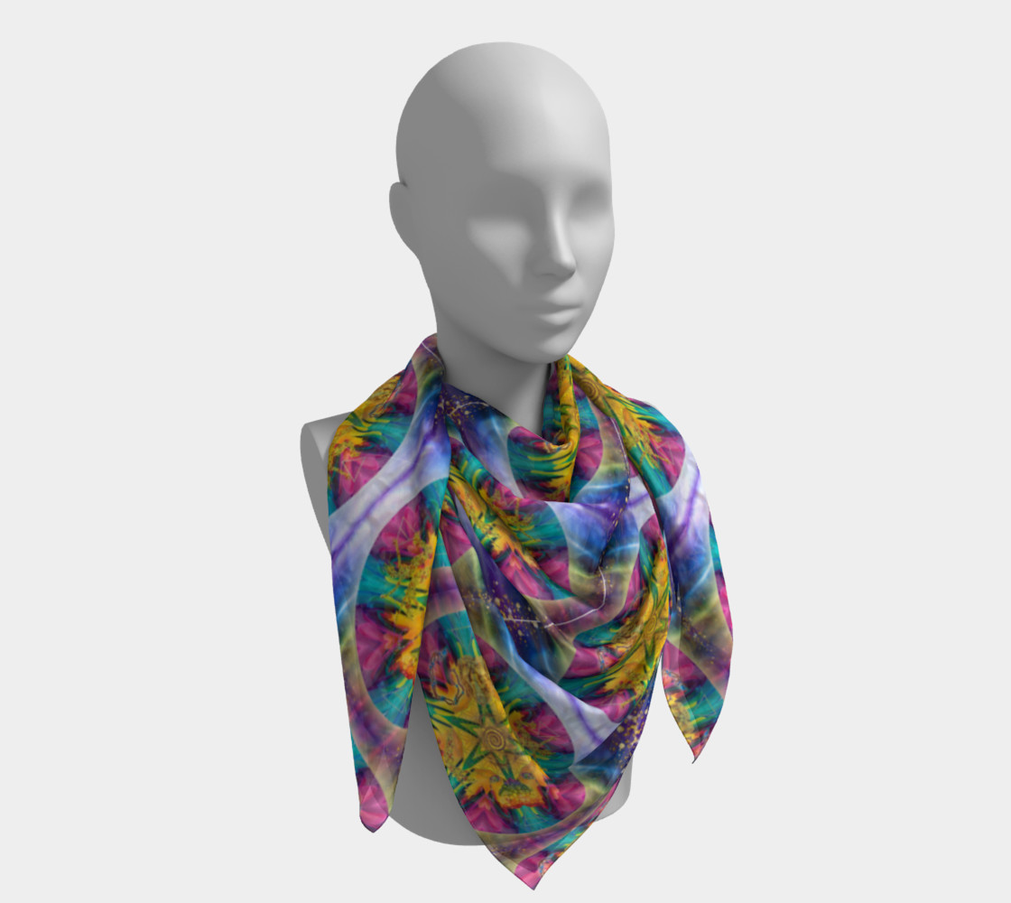Harmonics Of Your Soul Square Scarf preview #4