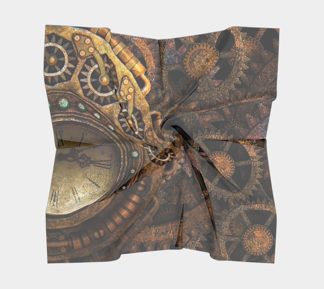 Steampunk Gears Square Scarf thumbnail #6