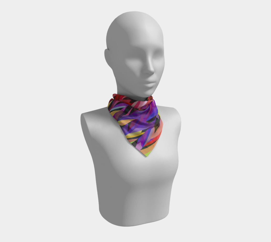 Burst of Color Square Scarf preview #1