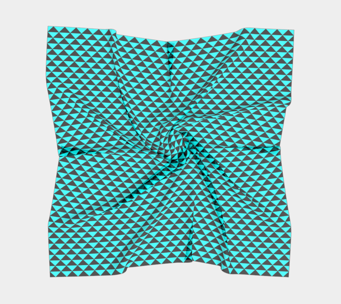 Black and Aqua Blue Triangles preview #5
