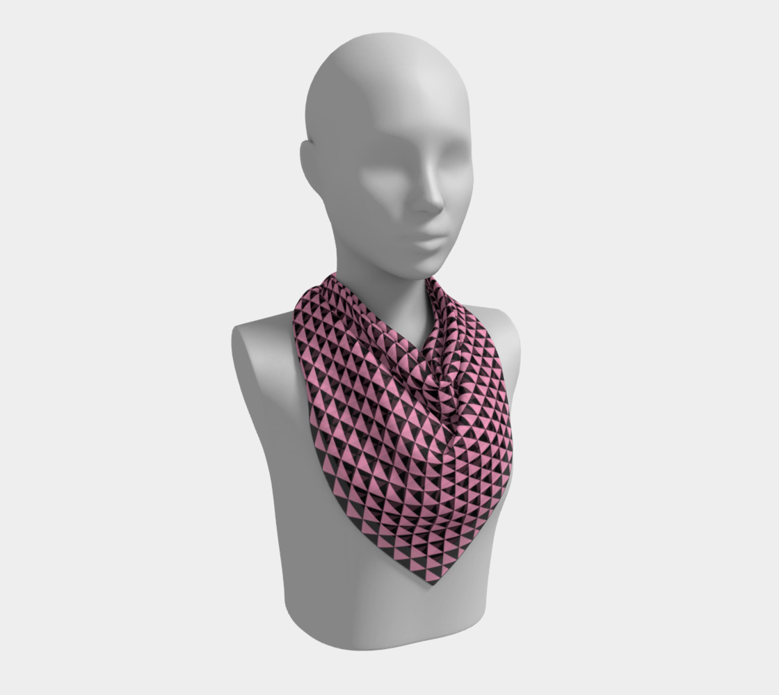 Black and Carnation Pink Triangles preview #2