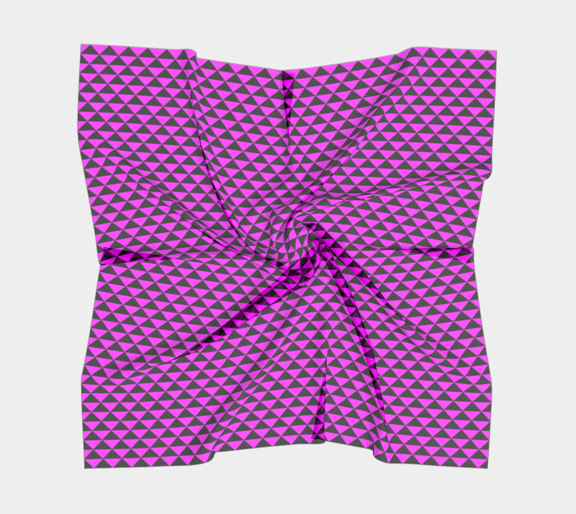 Black and Magenta Pink Triangles preview #5