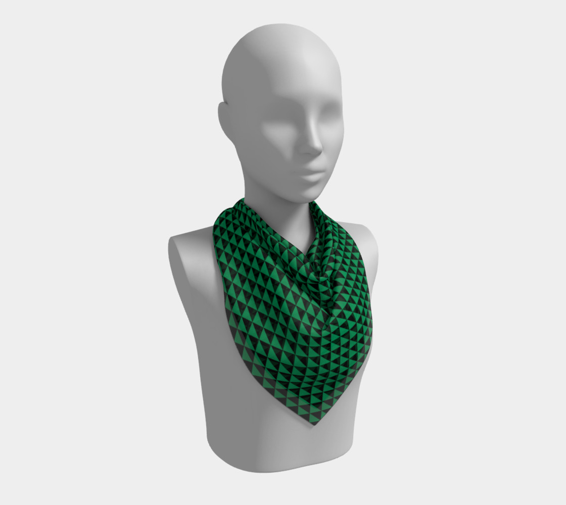 Aperçu de Black and Shamrock Green Triangles #2