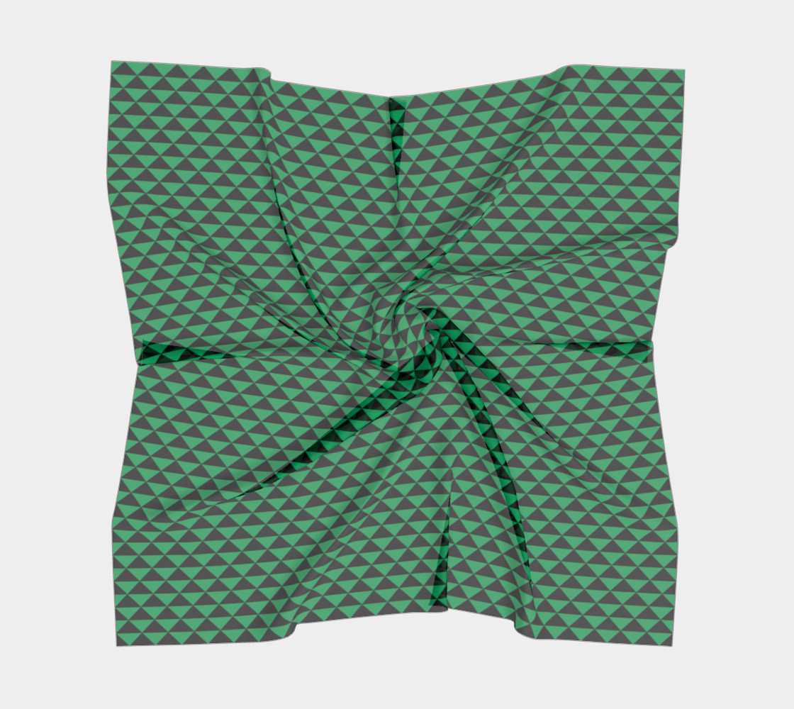 Aperçu de Black and Shamrock Green Triangles #5