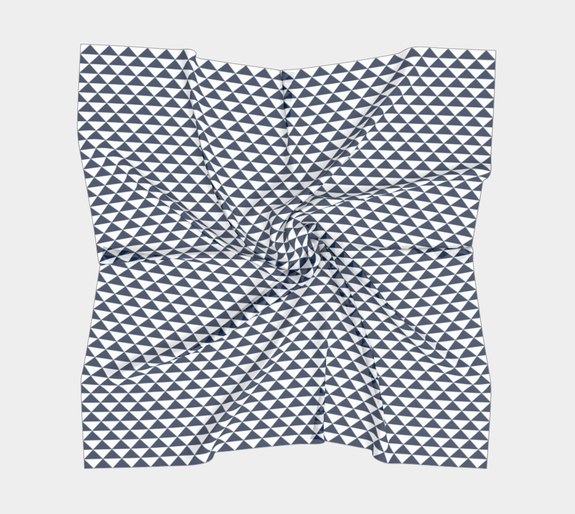 Aperçu de Navy Blue and White Triangles #5