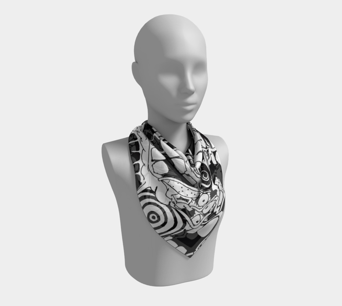 Monsters on a Scarf (Square) preview #2