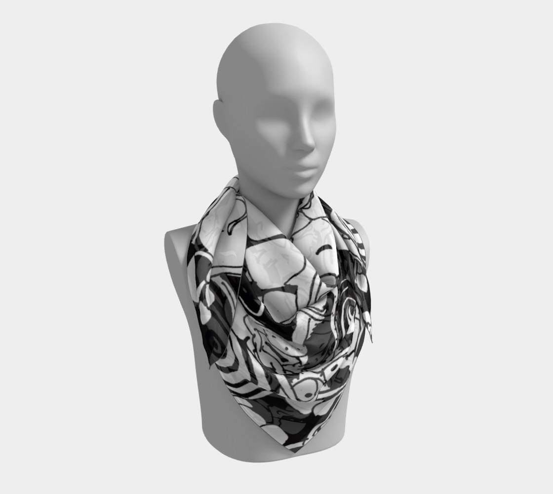 Monsters on a Scarf (Square) preview #3