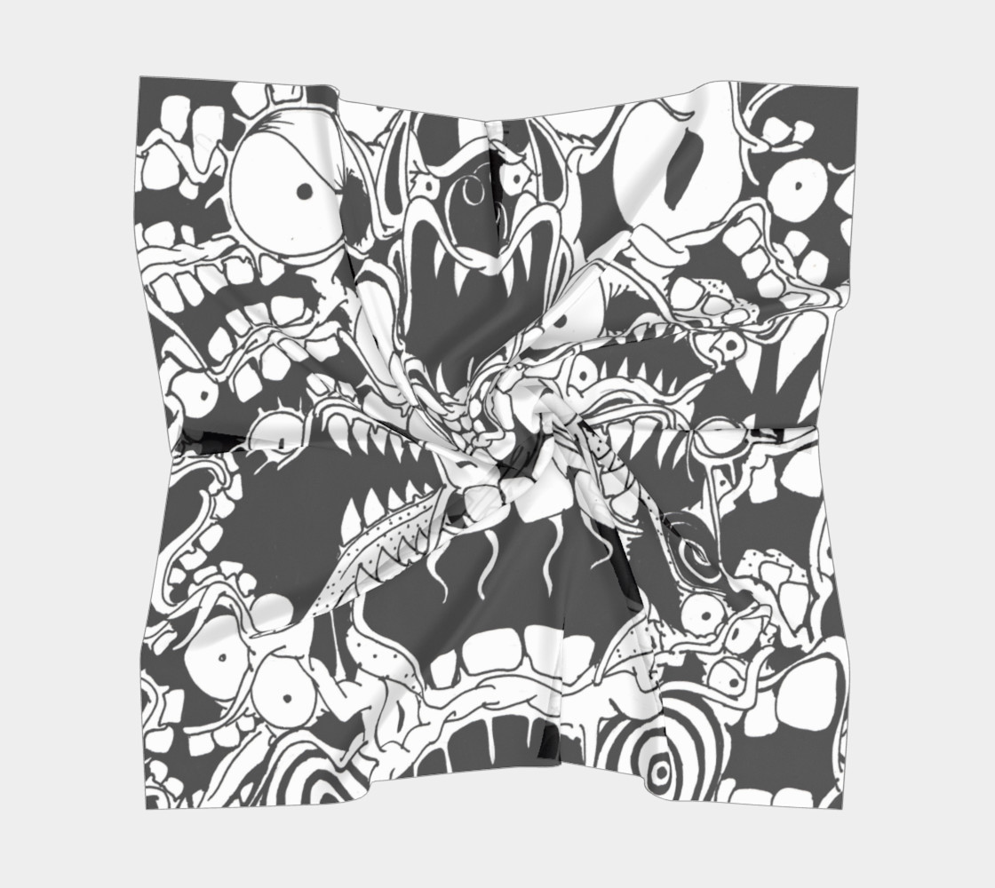 Monsters on a Scarf (Square) preview #5