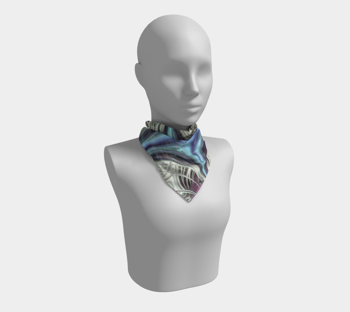 Cosmic Orchid Square Scarf preview #1