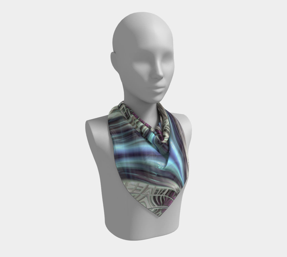 Cosmic Orchid Square Scarf preview #2