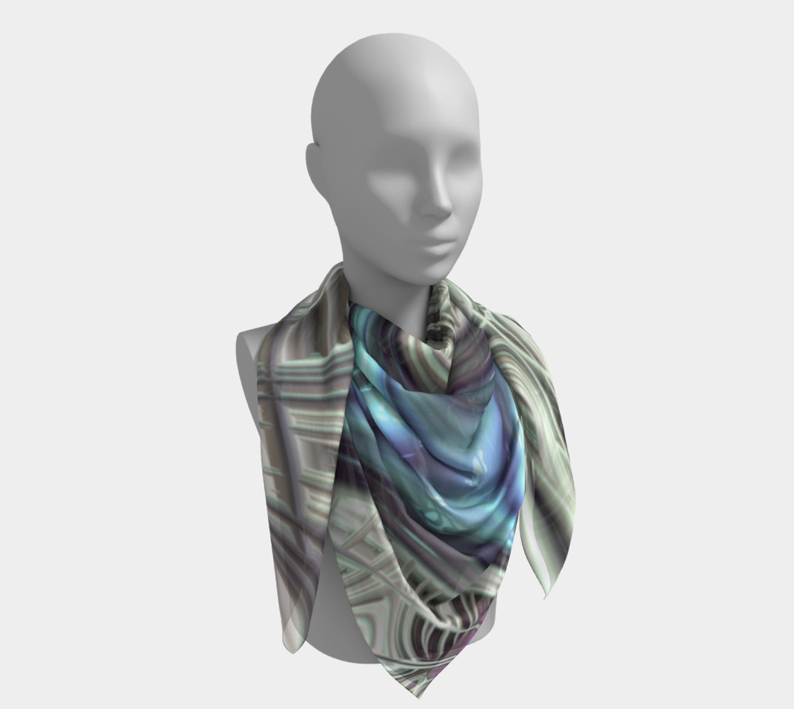 Cosmic Orchid Square Scarf preview #4