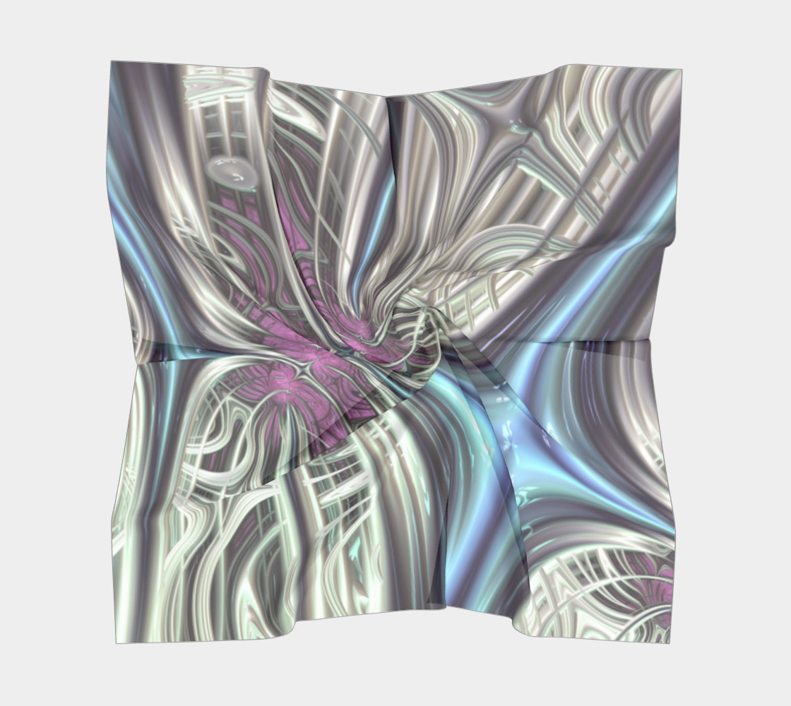 Cosmic Orchid Square Scarf preview #5