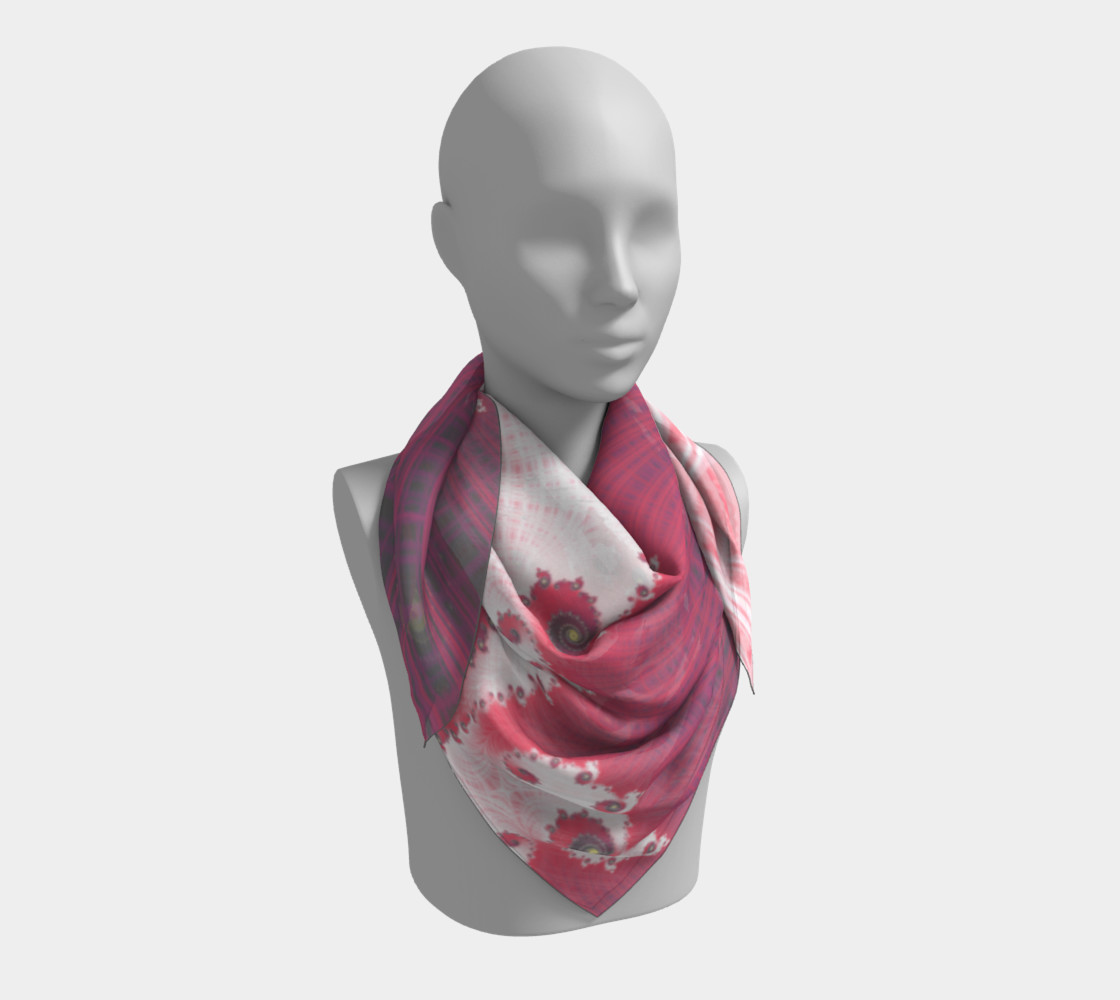 Strawberry Cream Square Scarf preview #3