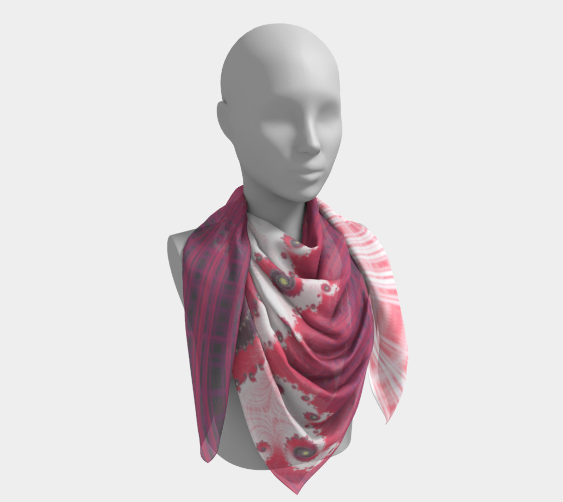 Strawberry Cream Square Scarf preview #4